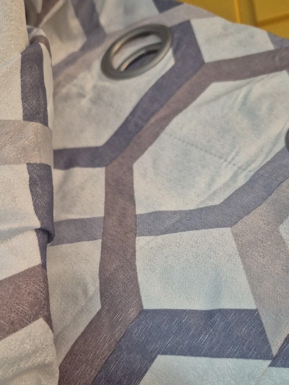 Sun Zero Arlo 2-Piece Thermal Insulated Room Darkening Grommet Curtain Geometric